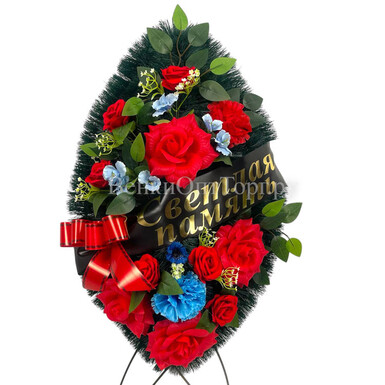 Венок ритуальный 70 см Арт. ВС-70/03