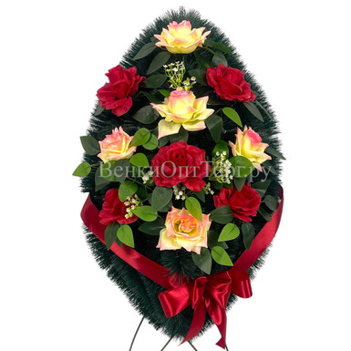 Венок ритуальный 70 см Арт. ВС-70/01