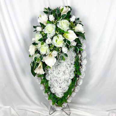 Ритуальный венок 110 см, Арт. ВЭ-110/01